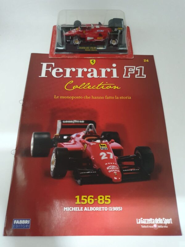 FERRARI 156-85 - 1985 Michele Alboreto - Ferrari F1 collection 1/43 uscita 24 - immagine 3