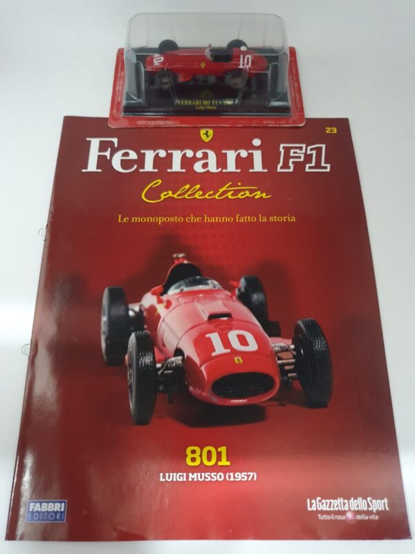 FERRARI 801 F1 - 1957 Luigi Musso - Ferrari F1 collection 1/43 uscita 23 - immagine 3