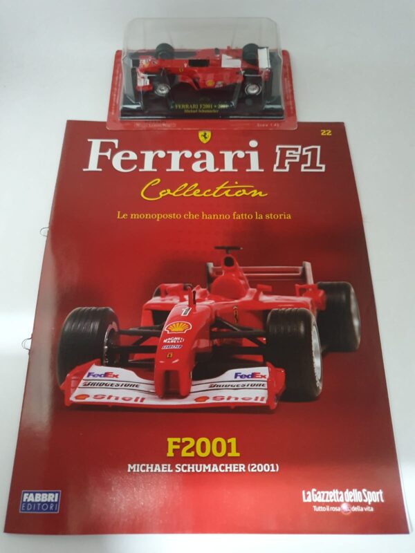 FERRARI F2001 - 2001 Michael Schumacher - Ferrari F1 collection 1/43 uscita 22 - immagine 3