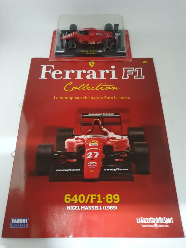 FERRARI F1-89 - 1989 Nigel Mansell - Ferrari F1 collection 1/43 uscita 21 - immagine 3