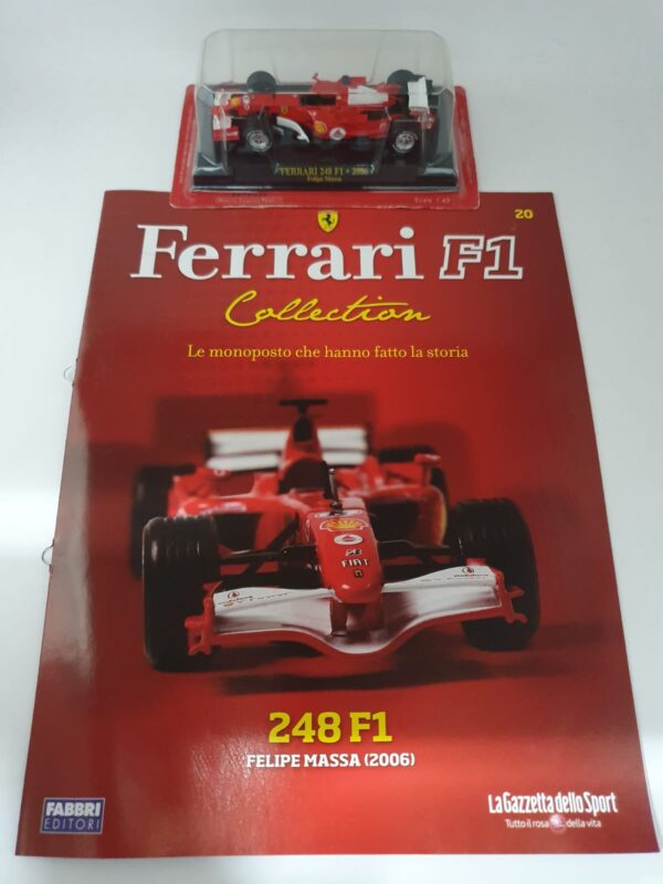 FERRARI 248 F1 - 2006 Felipe Massa - Ferrari F1 collection 1/43 uscita 20 - immagine 3