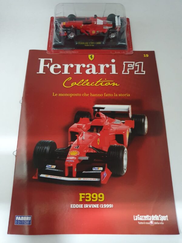 FERRARI F399 - 1999 Eddie Irvine - Ferrari F1 collection 1/43 uscita 19 - immagine 3