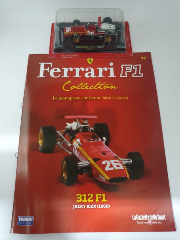 FERRARI 312 F1 - 1968 Jacky Ickx - Ferrari F1 collection 1/43 uscita 17 - immagine 3