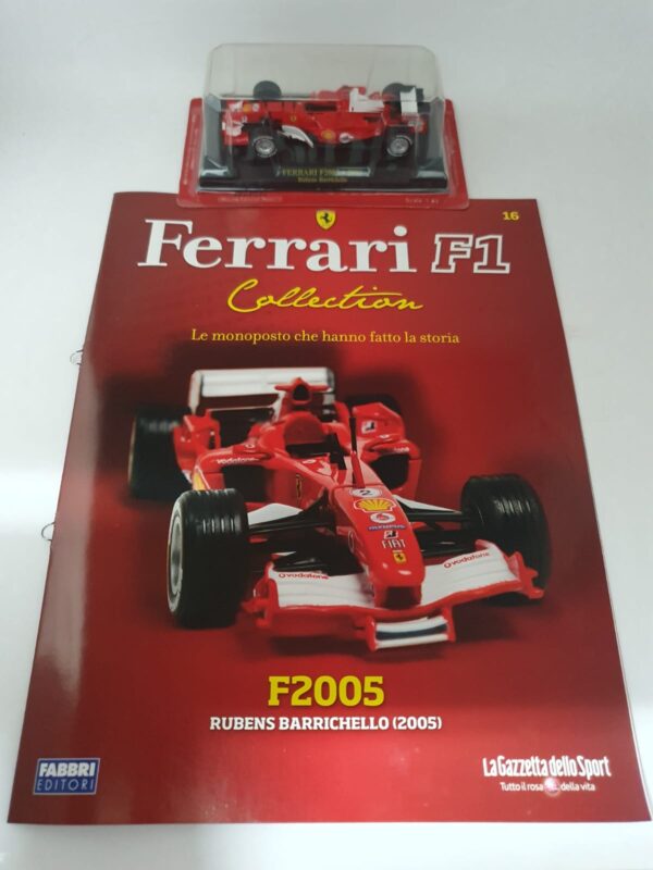 FERRARI F2005 - 2005 Rubens Barrichello - Ferrari F1 collection 1/43 uscita 16 - immagine 3