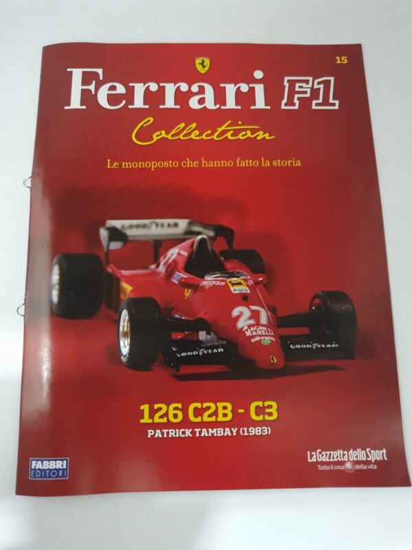 FERRARI 126 C2B - 1983 Patrick Tambay - Ferrari F1 collection 1/43 uscita 15 - immagine 3