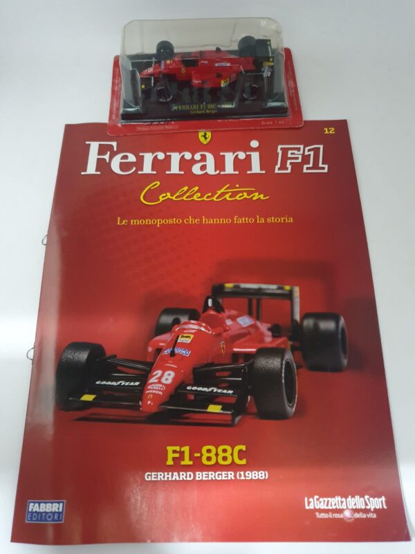 FERRARI F1 88C - 1998 Gerard Berger - Ferrari F1 collection 1/43 uscita 12 - immagine 3