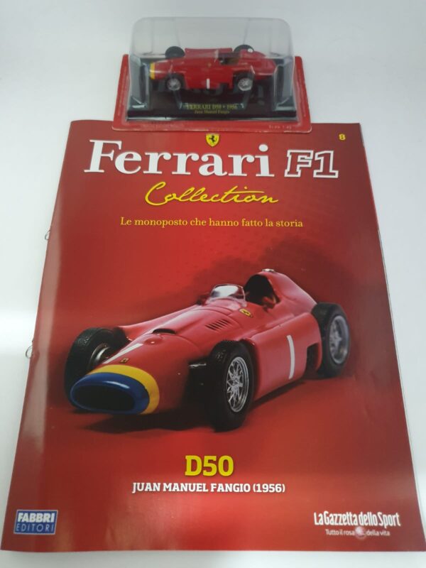 FERRARI D50 - 1956 Juan Manuel Fangio - Ferrari F1 collection 1/43 uscita 8 - immagine 3