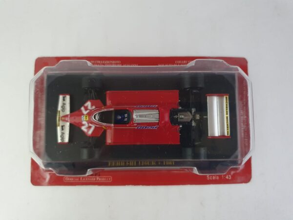 FERRARI 126CK - 1981 Gilles Villeneuve - Ferrari F1 collection 1/43 uscita 5 - immagine 2