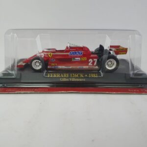 FERRARI 126CK - 1981 Gilles Villeneuve - Ferrari F1 collection 1/43 uscita 5