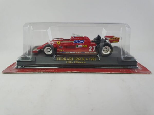 FERRARI 126CK - 1981 Gilles Villeneuve - Ferrari F1 collection 1/43 uscita 5