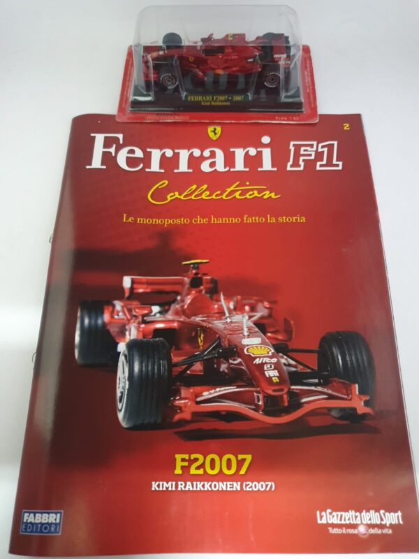 FERRARI F2007 - 2007 Kimi Raikkonen - Ferrari F1 collection 1/43 uscita 2 - immagine 3