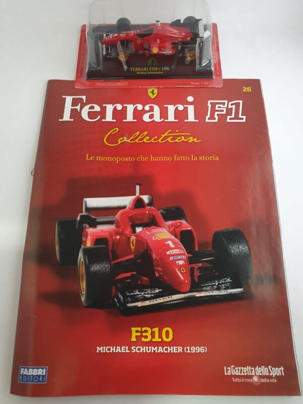 FERRARI F310 - 1996 Michael Schumacher - Ferrari F1 collection 1/43 uscita 26 - immagine 3