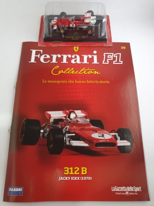 FERRARI 312 B - 1970 Jacky Ickx - Ferrari F1 collection 1/43 uscita 29 - immagine 3