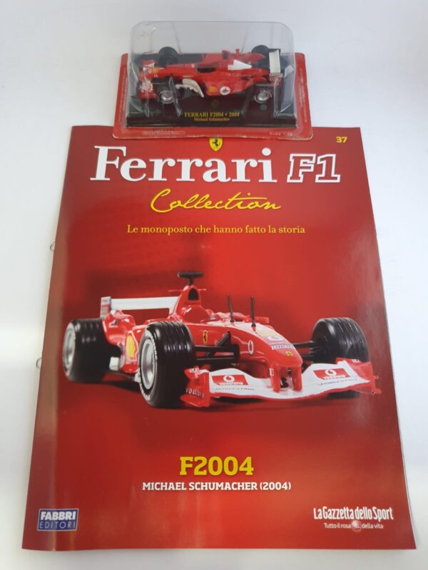FERRARI F2004 - 2004 Michael Schumacher - Ferrari F1 collection 1/43 uscita 37 - immagine 3