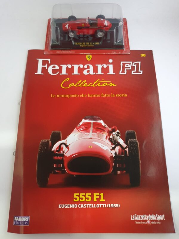 FERRARI 555 F1 - 1955 Eugenio Castellotti - Ferrari F1 collection 1/43 uscita 38 - immagine 3
