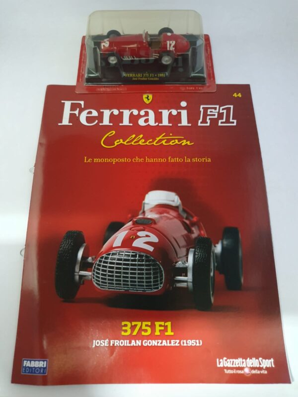 FERRARI 375 F1 - 1951 José Froilan Gonzàles - Ferrari F1 collection 1/43 uscita 44 - immagine 3