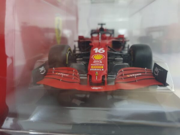 Ferrari SF21 - Charles Leclerc - 2021 Uscita 1 - LE GRANDI FERRARI F1 1:24 - immagine 4