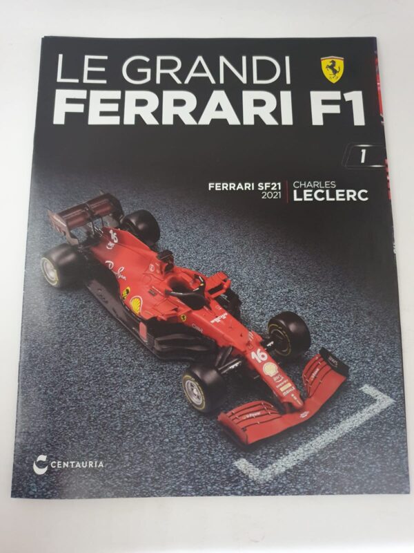 Ferrari SF21 - Charles Leclerc - 2021 Uscita 1 - LE GRANDI FERRARI F1 1:24 - immagine 6