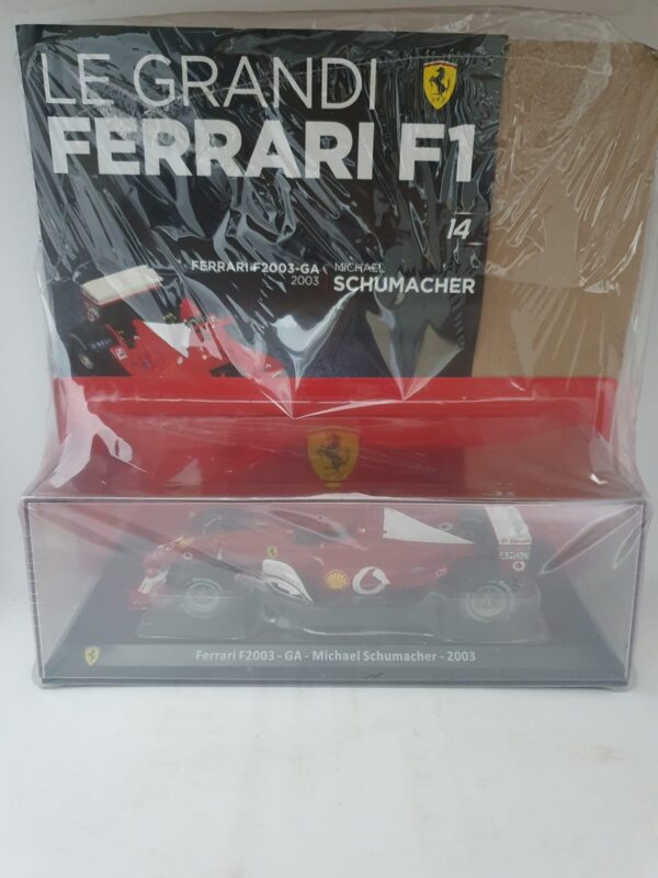 Ferrari F2003-GA - Michael Schumacher - 2003 Uscita 14 - LE GRANDI FERRARI F1 1:24
