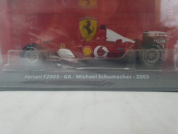 Ferrari F2003-GA - Michael Schumacher - 2003 Uscita 14 - LE GRANDI FERRARI F1 1:24 - immagine 2