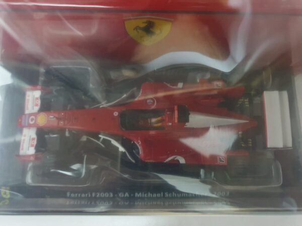 Ferrari F2003-GA - Michael Schumacher - 2003 Uscita 14 - LE GRANDI FERRARI F1 1:24 - immagine 3