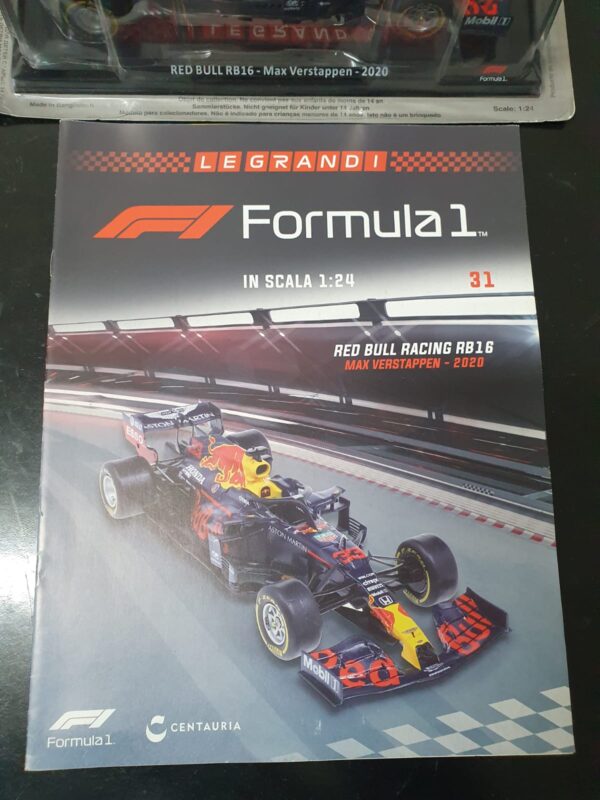 Red Bull RB16 - Max Verstappen 2020 Uscita 31 - Le Grandi Formula 1 1:24 - immagine 6