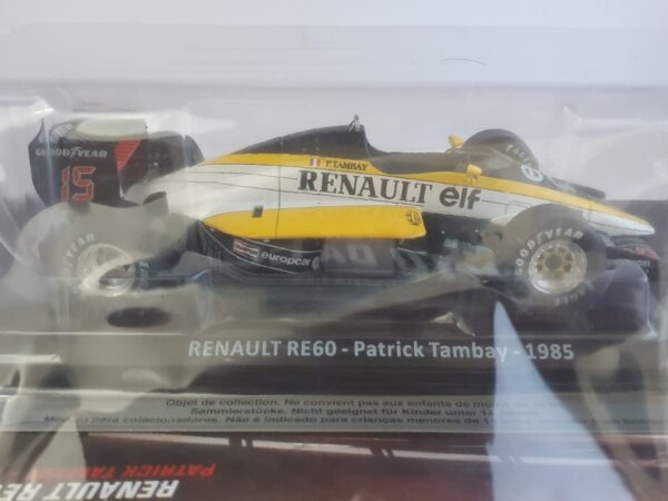RENAULT RE60 - Patrick Tambay - 1985 Uscita 75 - Le Grandi Formula 1 1:24 - immagine 3