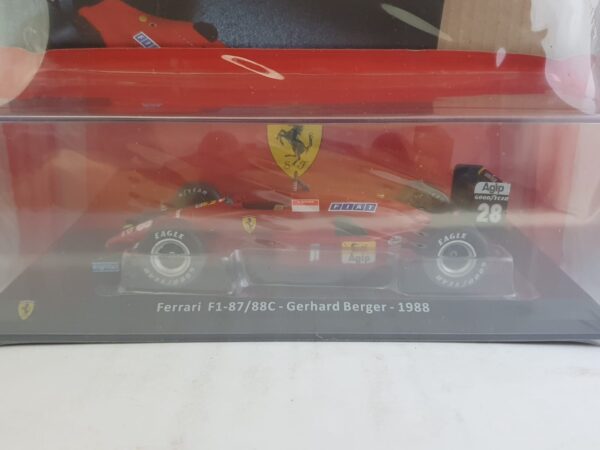 Ferrari F1-87/88C - Gerhard Berger - 1988 Uscita 28 - LE GRANDI FERRARI F1 1:24 - immagine 2