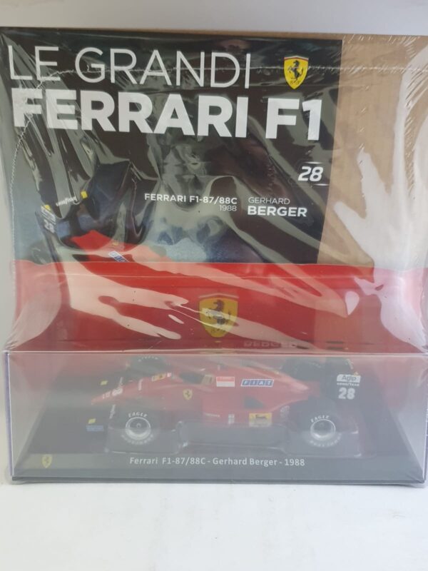 Ferrari F1-87/88C - Gerhard Berger - 1988 Uscita 28 - LE GRANDI FERRARI F1 1:24