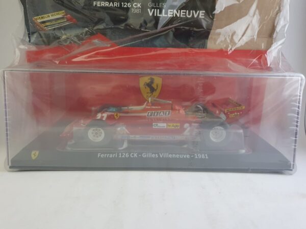 Ferrari 126 CK - Gilles Villeneuve - 1981 Uscita 15 - LE GRANDI FERRARI F1 1:24 - immagine 2
