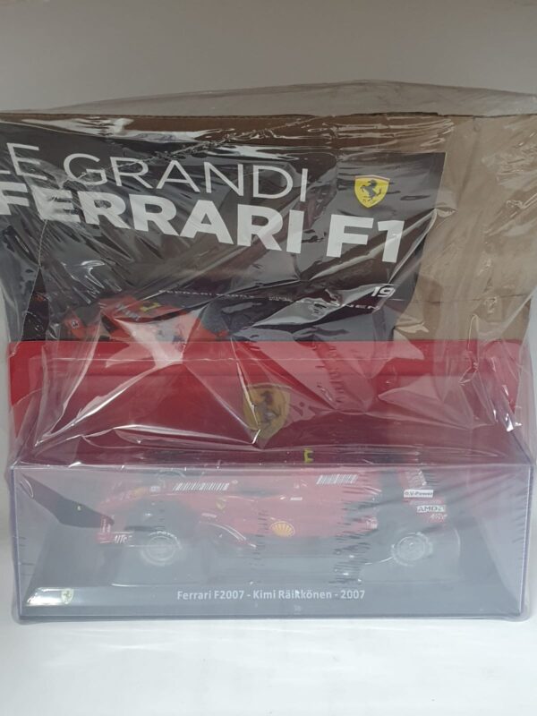 Ferrari F2007 - Kimi Räikkönen - 2007 Uscita 19 - LE GRANDI FERRARI F1 1:24