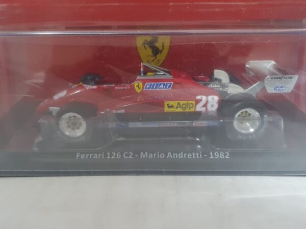 Ferrari 126 C2 - Mario Andretti - 1982 Uscita 33 - LE GRANDI FERRARI F1 1:24 - immagine 2