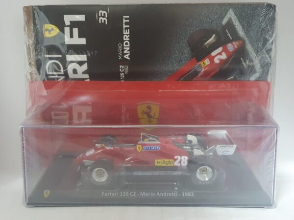 Ferrari 126 C2 - Mario Andretti - 1982 Uscita 33 - LE GRANDI FERRARI F1 1:24