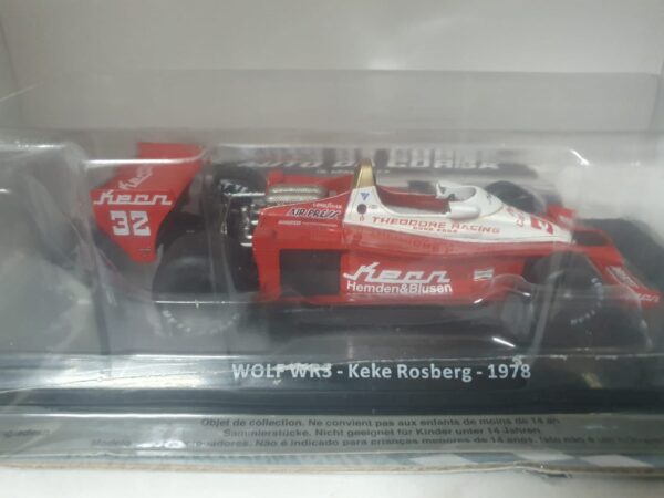 WOLF WR3 - Keke Rosberg - 1978 Uscita 82 - Le Grandi Formula 1 1:24 - immagine 3