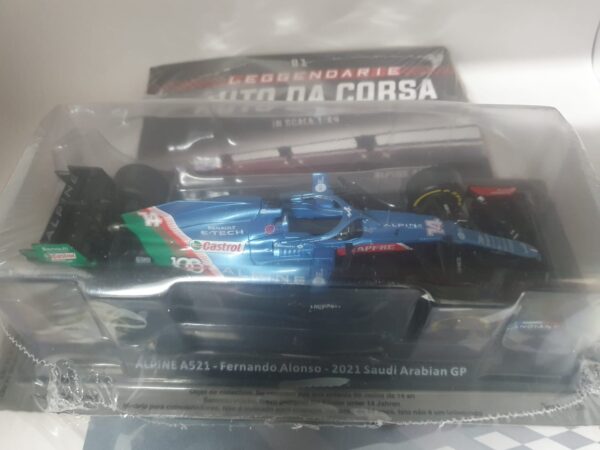 ALPINE A521 - Fernando Alonso - 2021 - Saudi Arabia Grand Prix Uscita 81 - Le Grandi Formula 1 1:24 - immagine 2