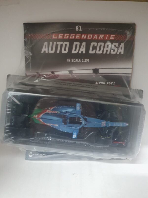 ALPINE A521 - Fernando Alonso - 2021 - Saudi Arabia Grand Prix Uscita 81 - Le Grandi Formula 1 1:24