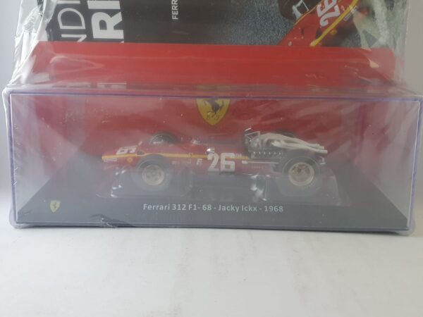 Ferrari 312 F1 - 68 - Jacky Ickx - 1968 Uscita 39 - LE GRANDI FERRARI F1 1:24 - immagine 2