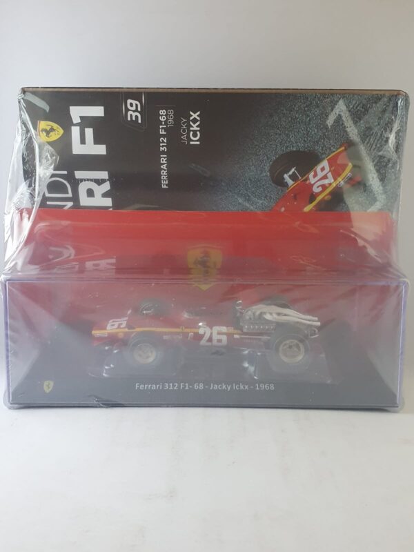 Ferrari 312 F1 - 68 - Jacky Ickx - 1968 Uscita 39 - LE GRANDI FERRARI F1 1:24