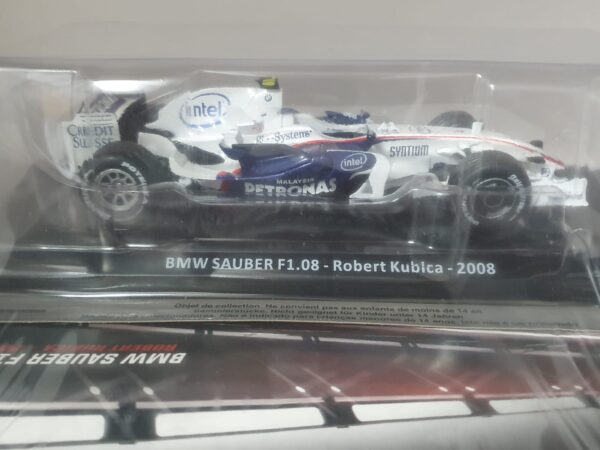 BMW SAUBER F1.08 -Robert Kubica - 2008 Uscita 87 - Le Grandi Formula 1 1:24 - immagine 2
