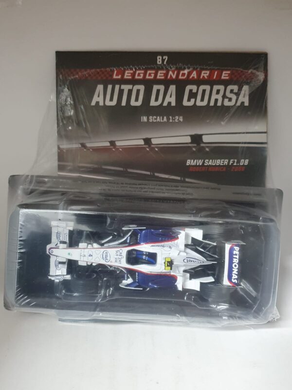 BMW SAUBER F1.08 -Robert Kubica - 2008 Uscita 87 - Le Grandi Formula 1 1:24