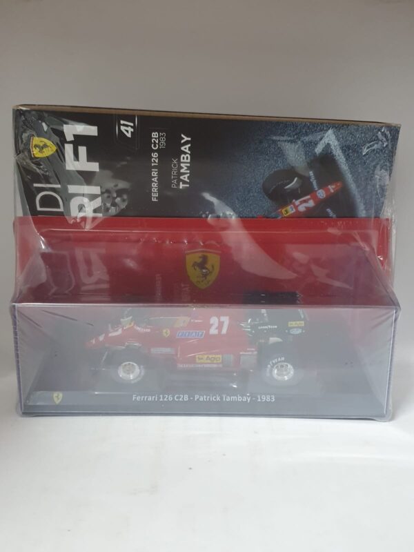 Ferrari 126 C2B - Patrick Tambay - 1983 Uscita 41 - LE GRANDI FERRARI F1 1:24