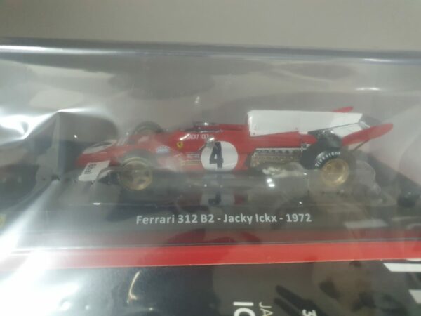 Ferrari 312 B2 - Jacky Ickx - 1972 Uscita 47 - LE GRANDI FERRARI F1 1:24 - immagine 2
