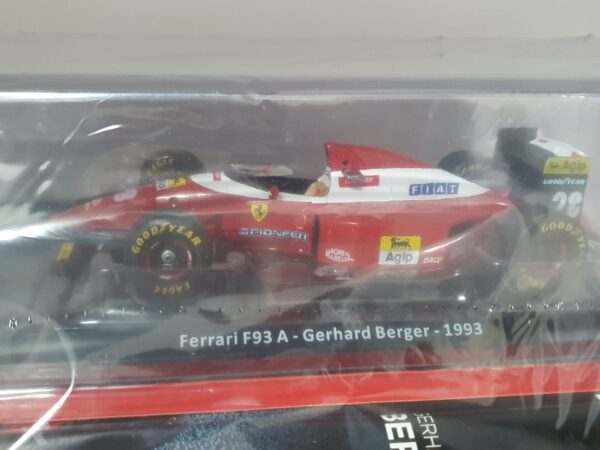 Ferrari F93 A - Gerhard Berger - 1993 Uscita 50 - LE GRANDI FERRARI F1 1:24 - immagine 5