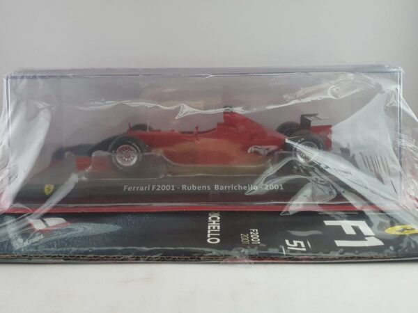 Ferrari F2001 - Rubens Barrichello - 2001 - Italian Grand Prix Uscita 51- LE GRANDI FERRARI F1 1:24 - immagine 2