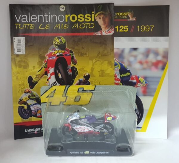 Aprilia RS 125 World Champion 1997 Valentino Rossi 46 1/18 - uscita 14