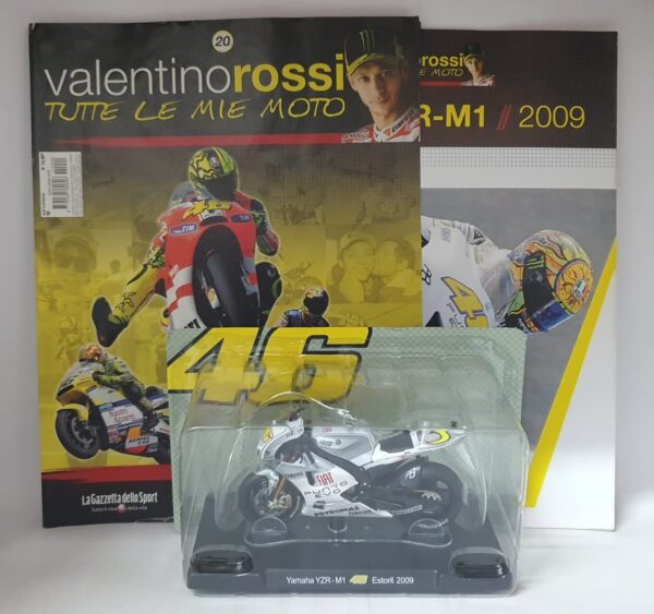 Yamaha YZR-M1 Estoril 2009 Valentino Rossi 46 1/18 - uscita 20