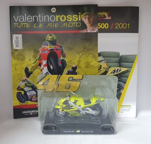 Honda NSR 500 test Jerez 2001 Valentino Rossi 46 1/18 - uscita 31
