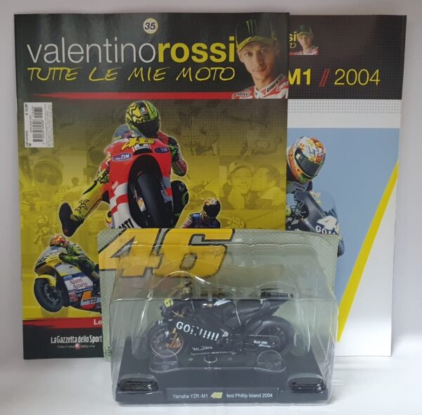 Yamaha YZR-M1 test Phillip Island 2004 Valentino Rossi 46 1/18 - uscita 35