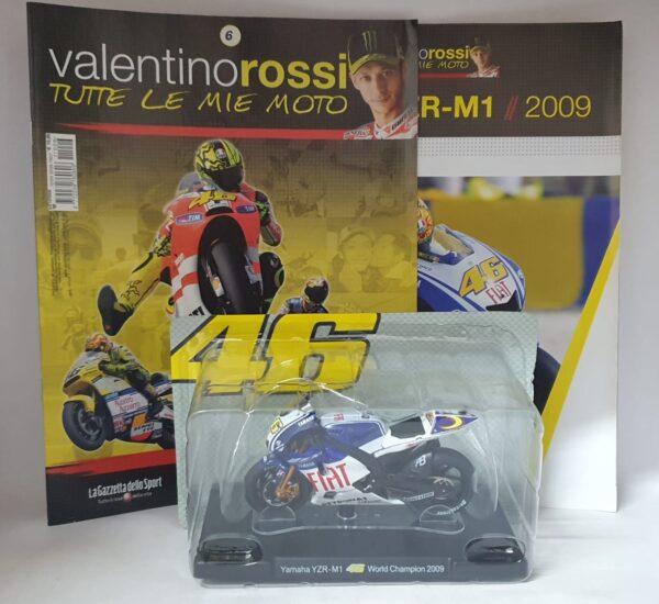 Yamaha YZR-M1 World Champion 2009 Valentino Rossi 46 1/18 - uscita 6