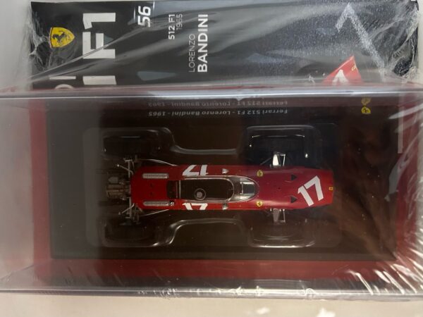 Ferrari 512 F1 - Lorenzo Bandini - 1965 Uscita 56 - LE GRANDI FERRARI F1 1:24 - immagine 2